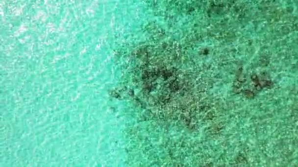 Dívám Nadmořskou Vodu Výhledem Dno Relaxace Bali — Stock video