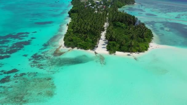 Letni Kurort Wyspie Przyroda Dominikany Karaiby — Wideo stockowe