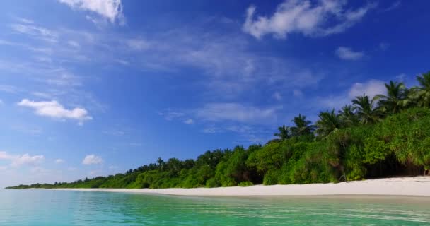 Ilha Borda Água Mar Azul Turquesa Férias Bali — Vídeo de Stock