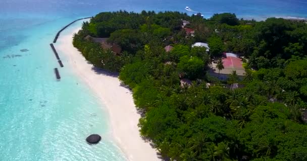 Luksusowy Kurort Tropikalnej Wyspie Letni Relaks Bali Indonezja — Wideo stockowe