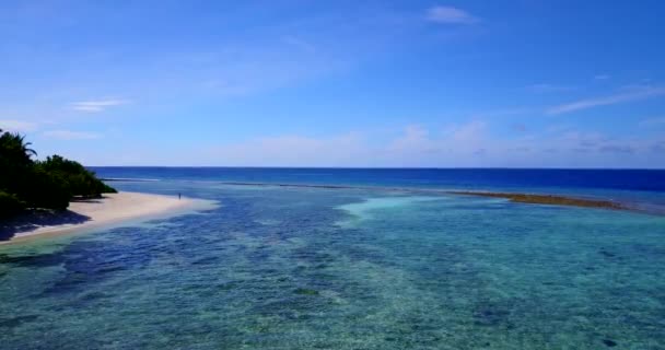 Insel Mit Meerblick Bei Tag Exotische Reise Nach Koh Samui — Stockvideo