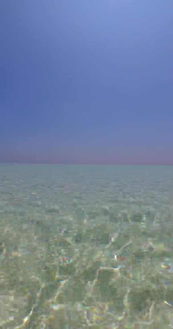 Abstrakter Hintergrund Von Wasser Und Blauem Himmel — Stockvideo