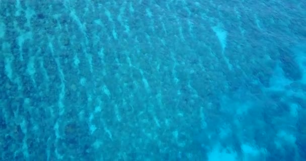 Κάτω Όψη Καθαρό Θαλασσινό Νερό Περίοδος Διακοπών Στο Μπαλί Ινδονησία — Αρχείο Βίντεο