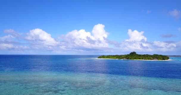 Cabo Mar Soleado Paradisíaco Verano Jamaica Caribe — Vídeo de stock