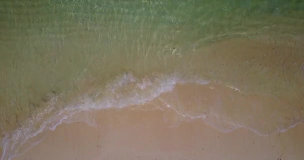 Şeffaf Deniz Dalgaları Bali Endonezya Tatili — Stok video
