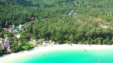 Yaz mevsimi deniz manzarası. Bali, Endonezya 'da egzotik tatil.