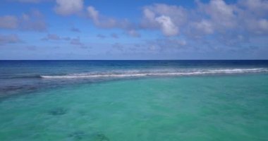 Sakin bir deniz arkası. Koh Samui 'ye yaz gezisi, Tayland, Asya.