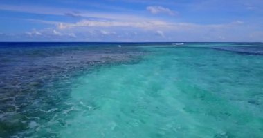 Serene seascape view. Enjoying nature of Dominican Republic, Caribbean.  