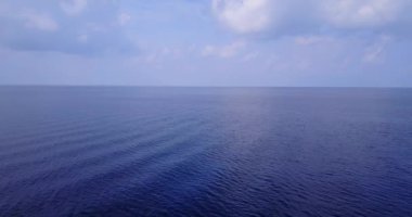 Masum deniz manzarası. Endonezya, Bali 'de tropik bir manzara.  