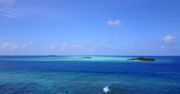 Osservando Vista Sul Mare Paradiso Estivo Giamaica Caraibi — Video Stock