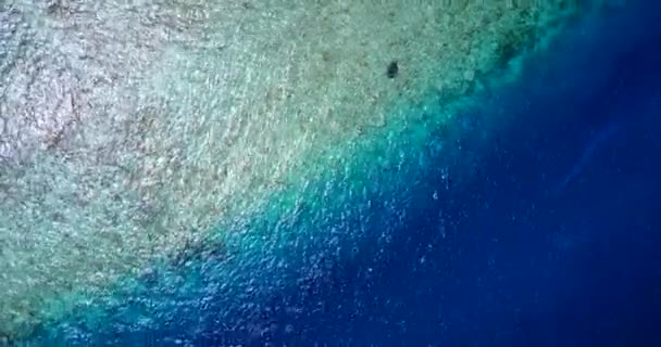 Blu Paesaggio Marino Sfondo Naturale Paesaggio Naturale Antigua — Video Stock