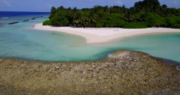 异国情调的海景 巴厘岛的夏季放松 — 图库视频影像