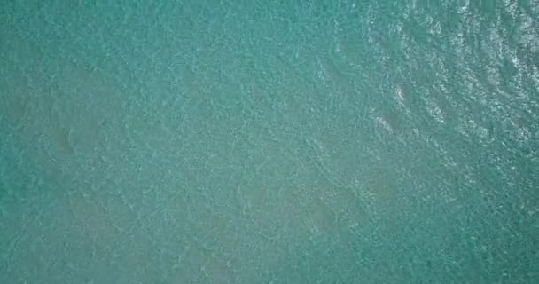 Blick Von Oben Auf Plätscherndes Wasser Reisen Nach Bora Bora — Stockvideo