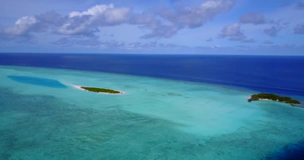 Manzaralı Deniz Manzarası Tayland Asya Nın Tropikal Doğası — Stok video