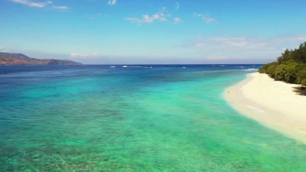 Erstaunliche Aussicht Auf Das Meer Landschaft Von Bora Bora Französisch — Stockvideo