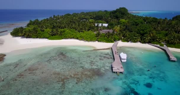 Tropikal Adanın Manzarasını Gözlemliyorum Bali Yaz Gezisi — Stok video