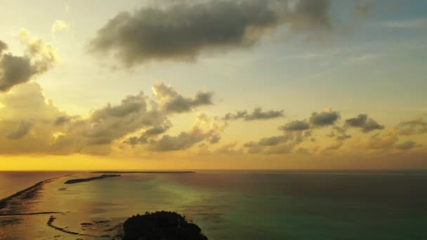 Deniz Kenarında Gün Batımı Tayland Boş Zaman — Stok video