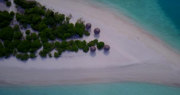 Paradise Island Van Filippijnen Drone View Zomer Strand Scene — Stockvideo