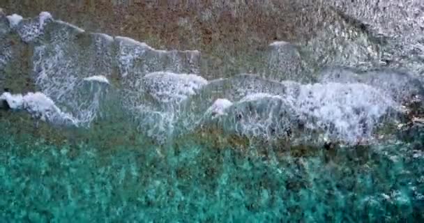 Aguas Poco Profundas Orilla Del Océano Paisajes Exóticos Hawaii — Vídeo de stock