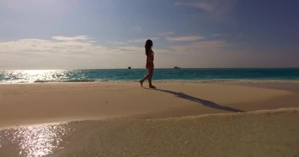 Bikini Sexy Corps Femme Ludique Sur Plage Tropicale Paradisiaque Cuba — Video