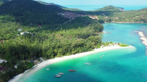 Wybrzeże Zielone Góry Tło Egzotyczna Scena Przyrodnicza Bali Indonezja — Wideo stockowe