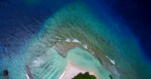 Zone Île Vue Dessus Paysages Exotiques Bali Indonésie — Video