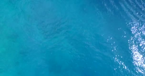 Superficie Del Mar Ondulada Tiempo Diurno Soleado Naturaleza Bali Indonesia — Vídeo de stock