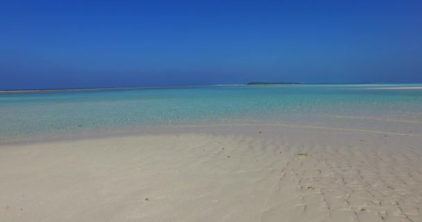 View Calm Coastline Summer Travel Antigua — Stock Video