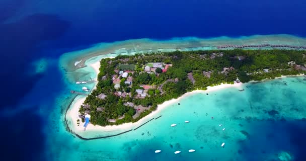 Draufsicht Auf Die Insel Tropisches Paradies Bali Indonesien — Stockvideo