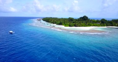 Tropical island during daytime. Journey to Gili Trawangan, Thailand. 