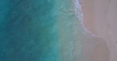 Sahilin en üst manzarası. Jamaika, Karayipler 'in tropik doğa manzarası.