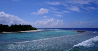 Inspiring marine view. Enjoying nature of Dominican Republic, Caribbean.  