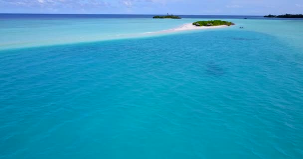 Drone View Stunning Beach Located Barbados Eastern Caribbean Island — Stock Video