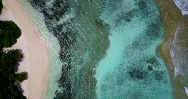 从无人侦察机看到的海面 前往泰国的夏季旅行 — 图库视频影像