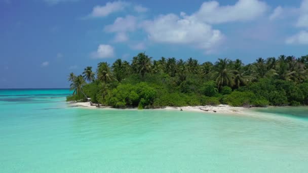 Summer Tropical Island Viewed Aerial Point View Exotic Scenery Bali — Stock Video