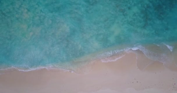 Спокойный Берег Моря Дневное Время Тропическая Поездка Барбадос Карибы — стоковое видео