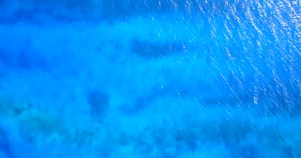Żywa Błękitna Woda Morska Tropikalny Charakter Malezji Azja — Wideo stockowe