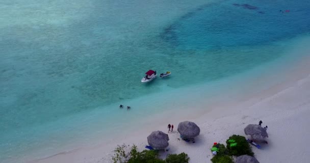 Zomer Resort Het Eiland Gezien Vanaf Top Zomervakantie Thailand Azië — Stockvideo