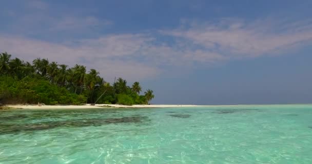 Borde Isla Con Agua Cristalina Naturaleza Tropical Malasia Asia — Vídeos de Stock