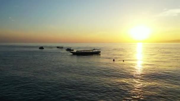 Colorido Atardecer Junto Mar Viaje Exótico Barbados Caribe — Vídeos de Stock