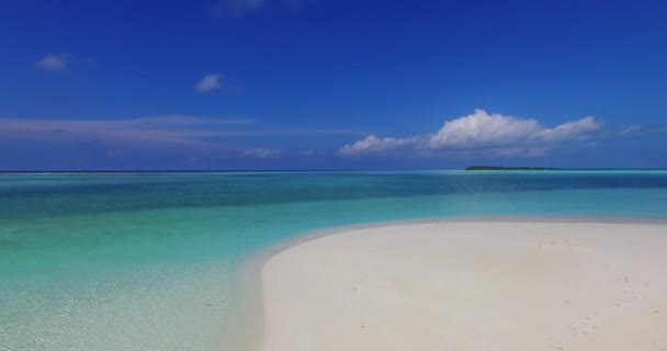 Côtes Avec Eaux Peu Profondes Heure Été Thaïlande — Video