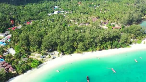 Tropikalna Wyspa Słońcem Natura Bali Indonezja — Wideo stockowe