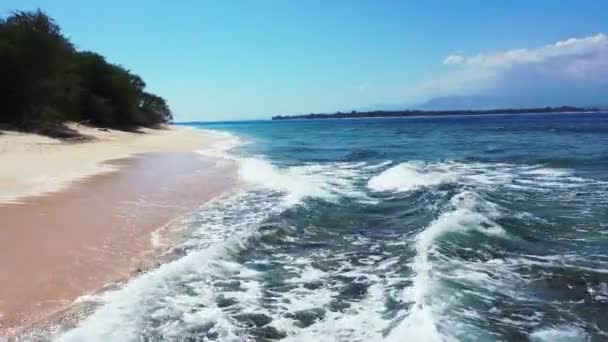 Sonnige Tropische Insel Aus Drohnensicht Exotische Landschaft Von Hawaii Usa — Stockvideo