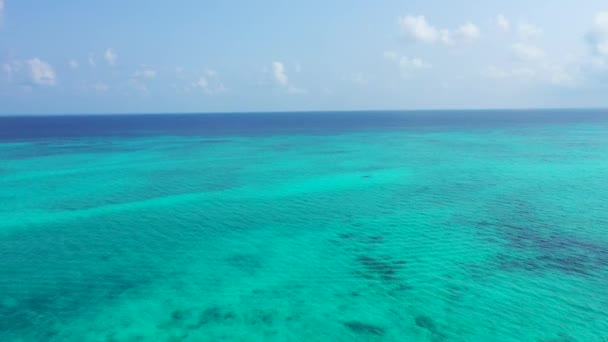 Дивовижна Безкінечна Блакитна Морська Плато Літні Пейзажі Балі Індонезія — стокове відео