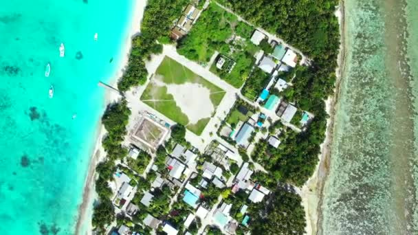 Letni Kurort Tropikalnej Wyspie Podróż Bora Bora Polinezja Francuska — Wideo stockowe
