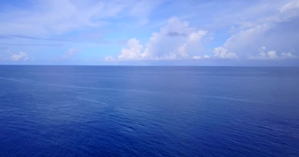 無実の海の風景だ ボラのエキゾチックな自然 フランス領ポリネシア — ストック動画