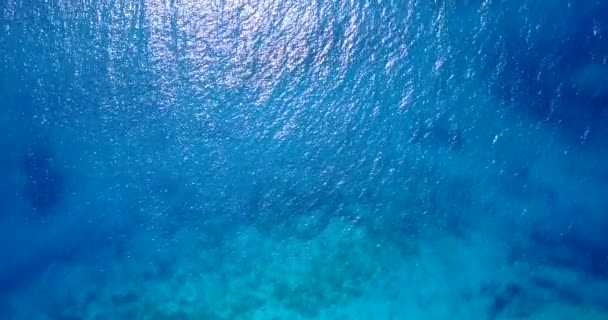 Patrzę Małe Fale Morskiej Wody Wakacje Australii Oceania — Wideo stockowe