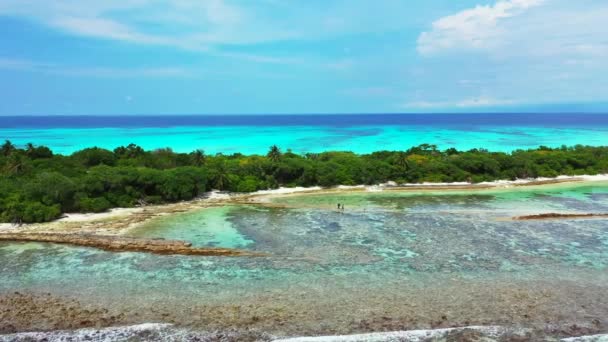 Drone Widok Egzotycznych Wysp Azjatyckich Podróż Indonezji — Wideo stockowe