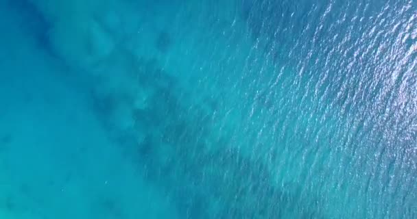 Fundo Natural Mar Ondulado Férias Verão Bali Indonésia — Vídeo de Stock