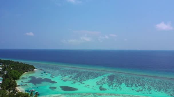 タイの海の風景の空中写真 — ストック動画